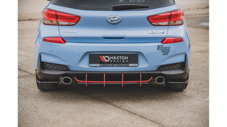 Splitter Hyundai I30 III N Rear Side Racing Durability Black