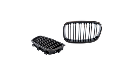 Grill BMW 1 F20 F21 Dual Line Carbon Look