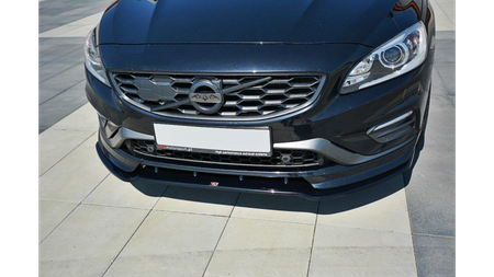 Splitter Volvo V60 Polestar Facelift Front v.1 Gloss Black