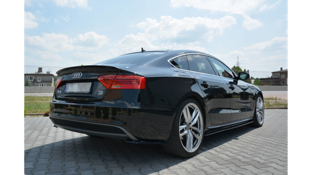 Dokładka Audi A5 8T Facelift Progi Gloss Black