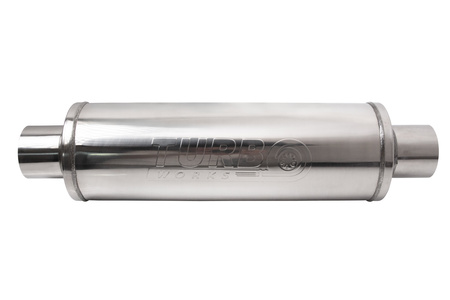 Center Muffler 57mm TurboWorks RS 409SS 450mm