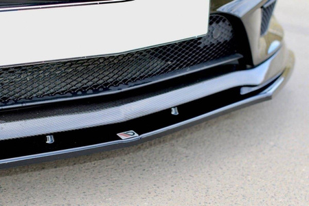 FRONT SPLITTER v.2 MERCEDES CLA 45 AMG C117 (PREFACE) - Gloss Black