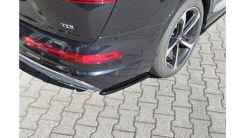Splitter Audi Q7 4M S-Line Tył Boczne Gloss Black