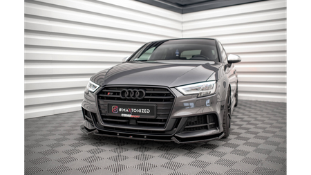 Splitter Audi A3 8V Facelift S-Line Front v.1 Gloss Black