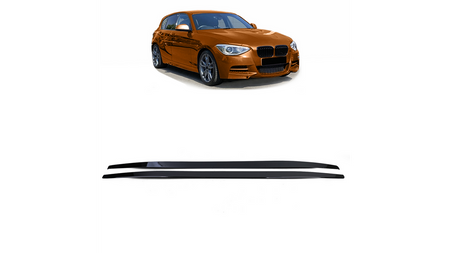 Diffuser BMW 1 F20 F21 Side Skirts Gloss Black