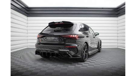 Spoiler Cap Audi A3 8Y S-Line Sportback v.2 Gloss Black