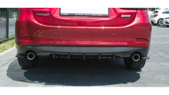 Splitter Mazda 6 III Facelift Rear Side v.1 Gloss Black