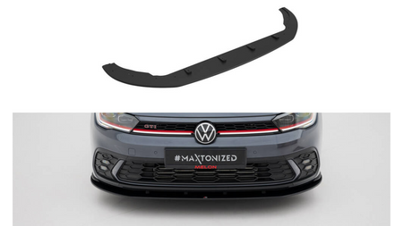 Splitter Volkswagen Polo GTI Mk6 Facelift Front Street Pro Black-Red