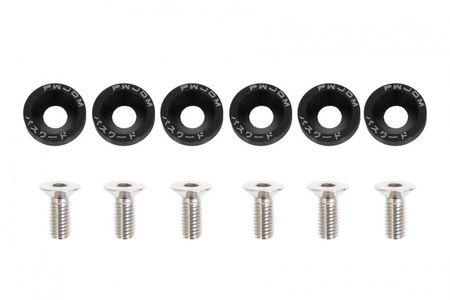 Decorative screws washers M8x1.25 15mm JDM Black
