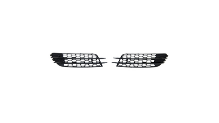 Fog Light Covers Audi A6 C7 Allroad Gloss Black