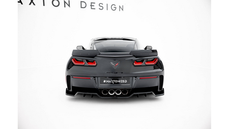 Splitter Chevrolet Corvette Z06 C7 Rear Central with Diffuser