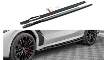 Diffuser BMW X6 G06 F96 M-Pack Side Skirts Gloss Black