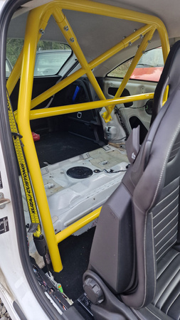Rollbar skręcana pół klatka Opel Corsa D E OPC White