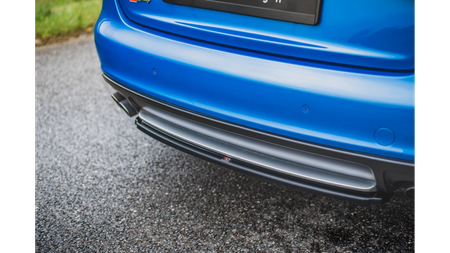Splitter Audi A4 B8 S-Line Tył Środkowy Gloss Black