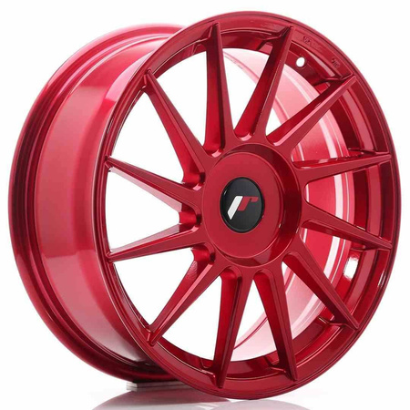 JR Wheels JR22 17x7 ET35-40 BLANK Platinum Red