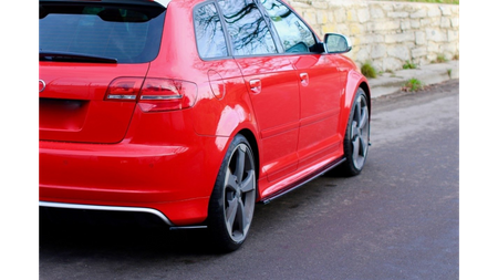 Diffuser Audi S3 8P Side Skirts Gloss Black