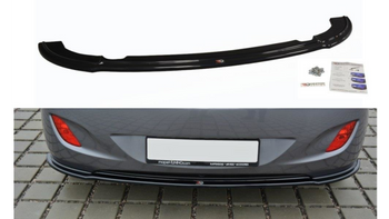 Splitter Hyundai i30 II Rear Central Gloss Black