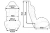 Racing seat MONZA GRAND Carbon Black
