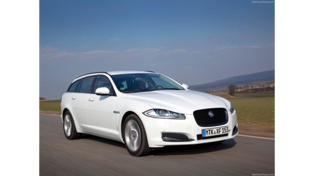 Splitter Jaguar XF X250 Facelift przód Gloss Black