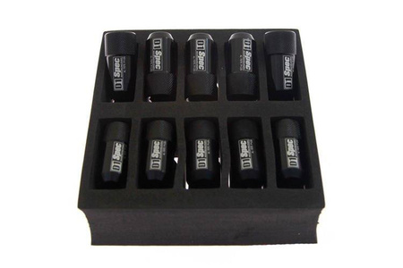 Forged wheel lug nuts D1Spec HEX Alu 1,25 black