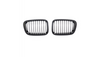 Grill BMW 3 E46 Compact pojedyncze żeberka Matt Black