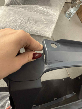 Bumper BMW 5 E60 E61 Front PDC SRA DAMAGED