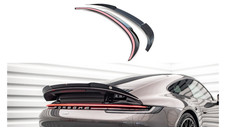 Spoiler Cap Porsche 911 Carrera 4S 992 Gloss Black