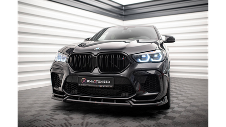 Splitter BMW X6 F86 M-Pack Front v.2 Gloss Black