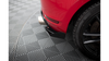 Splitter Volkswagen Golf VI GTI Rear Side Racing Durability Black-Red + Gloss Flaps