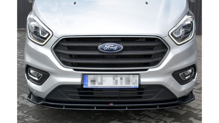 Splitter Ford Transit Custom I Facelift Front Gloss Black