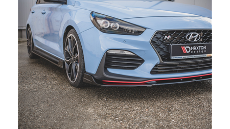 Splitter Hyundai I30 III N przód v.3 Gloss Black