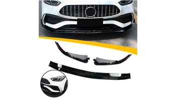 Diffuser Mercedes-Benz C W206 S206 Front Bumper Gloss Black