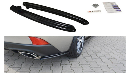 Splitter Lexus IS III Facelift T Tył Boczne Gloss Black