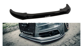 Splitter Racing Audi A6 C7 S-Line Gloss Black Front