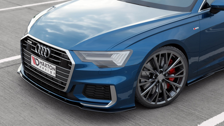 Splitter Audi A6 C8 S-Line Front v.2 Gloss Black