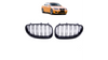 Grill BMW 5 E60 E61 Dual Line Gloss Black