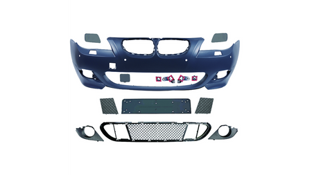 Bumper BMW 5 E60 E61 Facelift Front PDC SRA