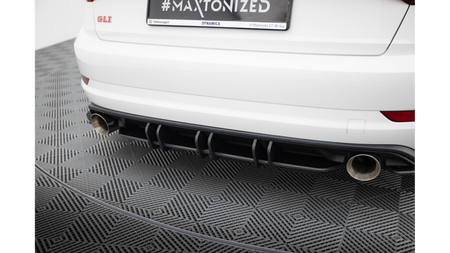 Diffuser Volkswagen Jetta GLI Mk7 Rear Street Pro Red