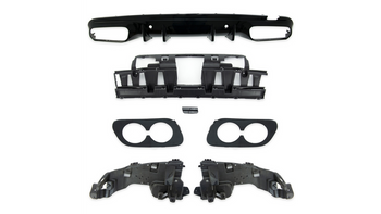 Diffuser Mercedes-Benz C W205 S205 Rear Black