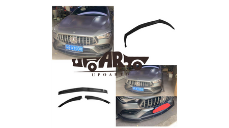 Dokładka Mercedes-Benz CLA C118 X118 Zderzak Przód Gloss Black