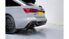 Splitter Audi RS6 RS7 C8 Tył Środkowy Gloss Black