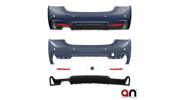 Bumper BMW 4 F32 F33 F36 Rear with Diffuser