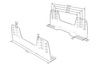Reinforced Aluminum Seat mount FIA