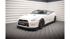 Splitter Nissan GTR R35 Facelift Front + Flaps Gloss Black