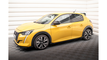 Dokładka Peugeot 208 GT II Progi Street Pro Black + Gloss Flaps