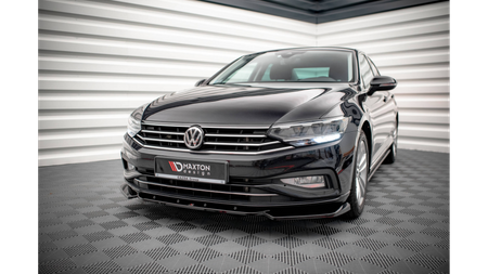 Splitter Volkswagen Passat B8 Facelift Front v.1 Gloss Black