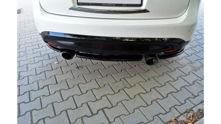 Splitter Infiniti QX70 Rear Central Gloss Black