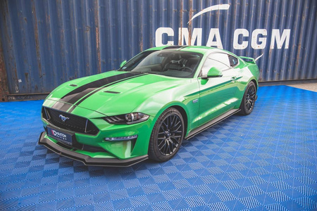 Dokładka Ford Mustang VI GT Facelift Progi Street Pro v.1 Black