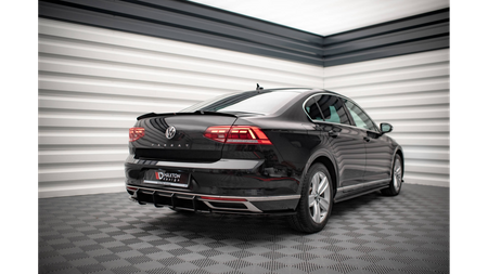 Dyfuzor Volkswagen Passat B8 Facelift Tył Street Pro Black-Red