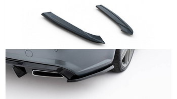 Splitter Audi S6 A6 S-Line A6 C7 FL Rear Side v.3